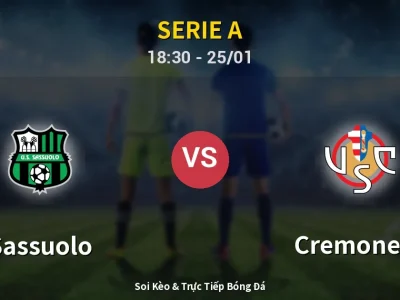 Kết Quả: Sassuolo 1-0 Cremonese – Highlight & Bàn Thắng | Serie A