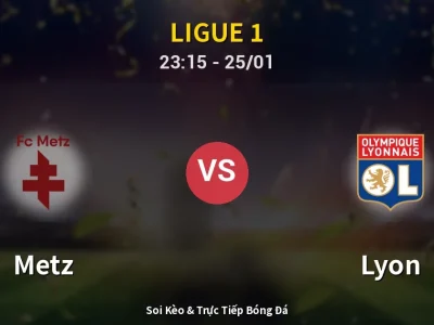 Soi Kèo Metz vs Lyon – 23:15 25/01 | Nhận Định, Dự Đoán Tỷ Số