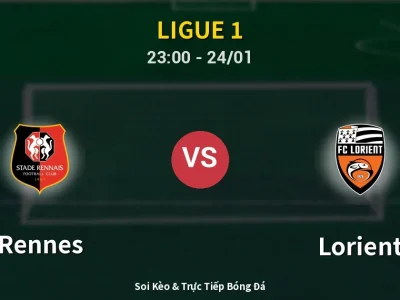 Soi Kèo Rennes vs Lorient – 23:00 24/01 | Nhận Định, Dự Đoán Tỷ Số