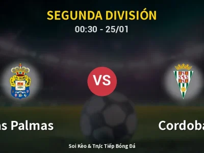 Kết Quả: Las Palmas 1-2 Cordoba – Highlight & Bàn Thắng | Segunda División