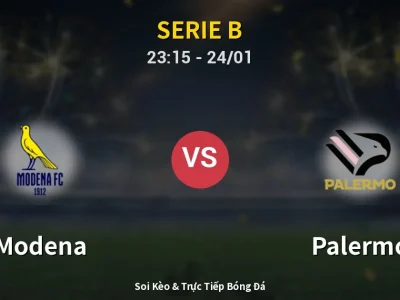 Soi Kèo Modena vs Palermo – 23:15 24/01 | Nhận Định, Dự Đoán Tỷ Số
