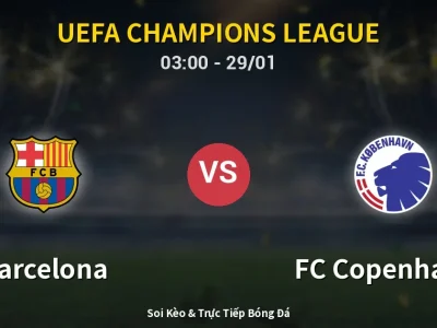Kết Quả: Barcelona 4-1 FC Copenhagen – Highlight & Bàn Thắng | UEFA Champions League