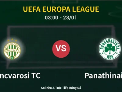 Kết Quả: Ferencvarosi TC 1-1 Panathinaikos – Highlight & Bàn Thắng | UEFA Europa League