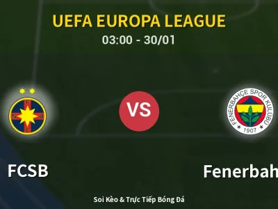 Kết Quả: FCSB 1-1 Fenerbahçe – Highlight & Bàn Thắng | UEFA Europa League