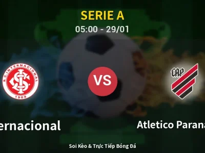 Kết Quả: Internacional 0-1 Atletico Paranaense – Highlight & Bàn Thắng | Serie A