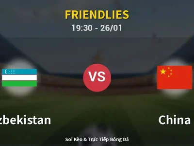 Kết Quả: Uzbekistan 2-2 China – Highlight & Bàn Thắng | Friendlies