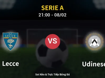 🔴 Trực Tiếp: Lecce 1-1 Udinese – Link Xem Serie A (Full HD)