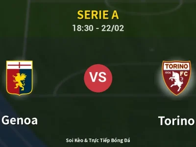 🔴 Trực Tiếp: Genoa 2-0 Torino – Link Xem Serie A (Full HD)