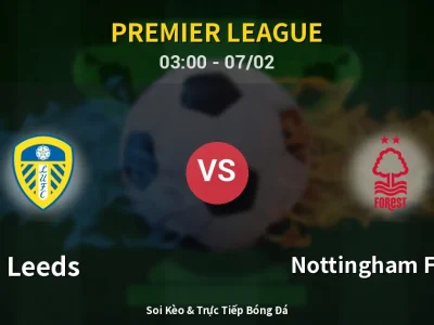 Kết Quả: Leeds 3-1 Nottingham Forest – Highlight & Bàn Thắng | Premier League