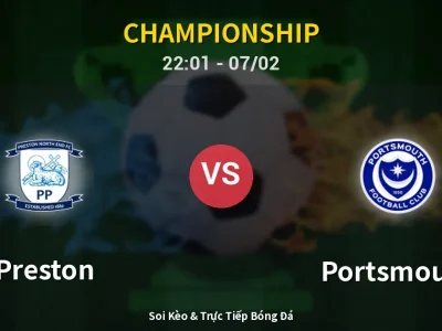 Soi Kèo Preston vs Portsmouth – 22:01 07/02 | Nhận Định, Dự Đoán Tỷ Số