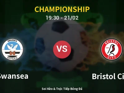 Kết Quả: Swansea 1-0 Bristol City – Highlight & Bàn Thắng | Championship