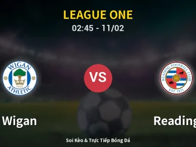 Kết Quả: Wigan 1-2 Reading – Highlight & Bàn Thắng | League One