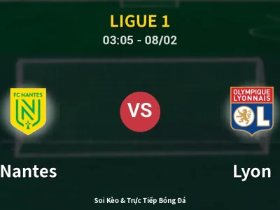 Kết Quả: Nantes 0-1 Lyon – Highlight & Bàn Thắng | Ligue 1