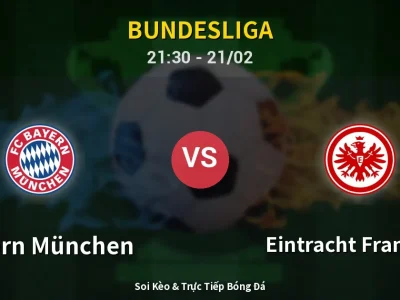 🔴 Trực Tiếp: Bayern München 2-0 Eintracht Frankfurt – Link Xem Bundesliga (Full HD)