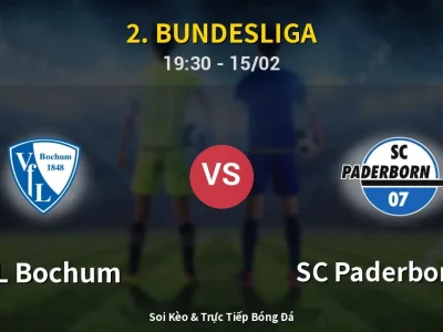 Kết Quả: VfL Bochum 0-0 SC Paderborn 07 – Highlight & Bàn Thắng | 2. Bundesliga