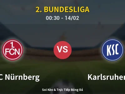 Kết Quả: 1. FC Nürnberg 5-1 Karlsruher SC – Highlight & Bàn Thắng | 2. Bundesliga