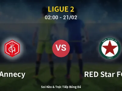 Kết Quả: Annecy 2-1 RED Star FC 93 – Highlight & Bàn Thắng | Ligue 2