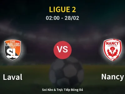 Kết Quả: Laval 1-1 Nancy – Highlight & Bàn Thắng | Ligue 2