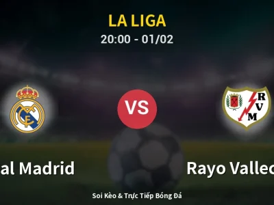 🔴 Trực Tiếp: Real Madrid 1-0 Rayo Vallecano – Link Xem La Liga (Full HD)
