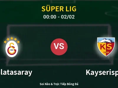 Kết Quả: Galatasaray 4-0 Kayserispor – Highlight & Bàn Thắng | Süper Lig