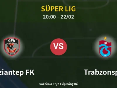 Soi Kèo Gaziantep FK vs Trabzonspor – 20:00 22/02 | Nhận Định, Dự Đoán Tỷ Số