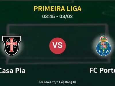 Kết Quả: Casa Pia 2-1 FC Porto – Highlight & Bàn Thắng | Primeira Liga