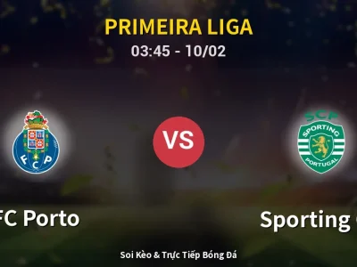 Kết Quả: FC Porto 1-1 Sporting CP – Highlight & Bàn Thắng | Primeira Liga