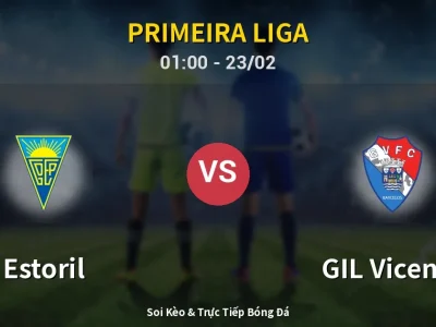 Kết Quả: Estoril 3-1 GIL Vicente – Highlight & Bàn Thắng | Primeira Liga