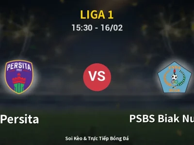 Kết Quả: Persita 2-1 PSBS Biak Numfor – Highlight & Bàn Thắng | Liga 1