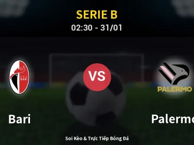Kết Quả: Bari 0-3 Palermo – Highlight & Bàn Thắng | Serie B