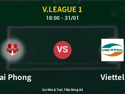 Kết Quả: Hai Phong 1-2 Viettel – Highlight & Bàn Thắng | V.League 1