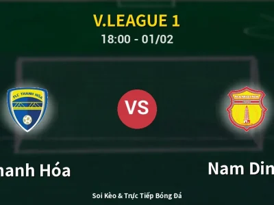 Kết Quả: Thanh Hóa 2-2 Nam Dinh – Highlight & Bàn Thắng | V.League 1