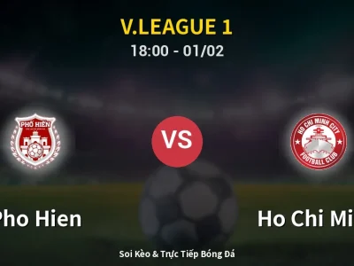 Kết Quả: Pho Hien 1-2 Ho Chi Minh – Highlight & Bàn Thắng | V.League 1