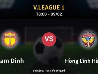 Kết Quả: Nam Dinh 1-1 Hồng Lĩnh Hà Tĩnh – Highlight & Bàn Thắng | V.League 1