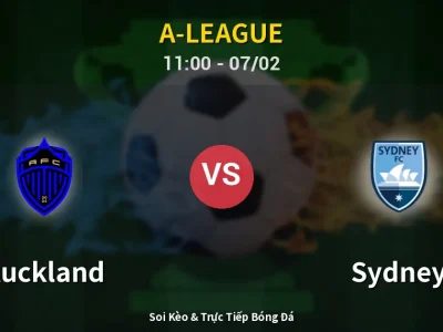Kết Quả: Auckland 1-0 Sydney – Highlight & Bàn Thắng | A-League