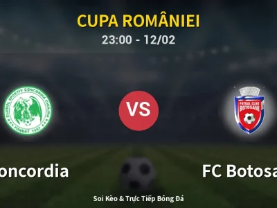 Soi Kèo Concordia vs FC Botosani – 23:00 12/02 | Nhận Định, Dự Đoán Tỷ Số