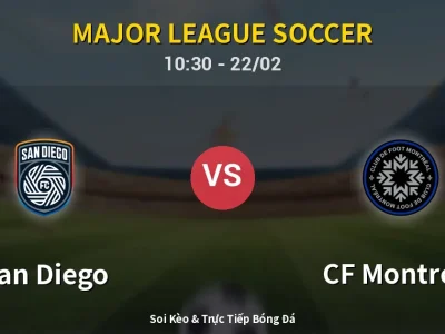 Kết Quả: San Diego 5-0 CF Montreal – Highlight & Bàn Thắng | Major League Soccer