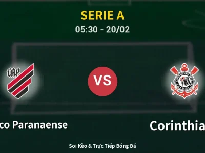 Kết Quả: Atletico Paranaense 0-1 Corinthians – Highlight & Bàn Thắng | Serie A
