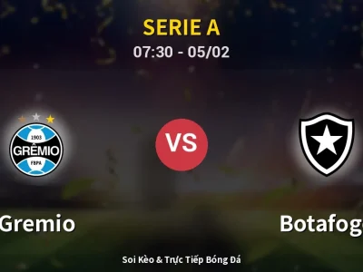 Kết Quả: Gremio 5-3 Botafogo – Highlight & Bàn Thắng | Serie A