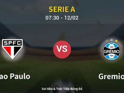 Kết Quả: Sao Paulo 2-0 Gremio – Highlight & Bàn Thắng | Serie A