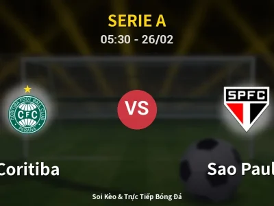 Kết Quả: Coritiba 0-1 Sao Paulo – Highlight & Bàn Thắng | Serie A