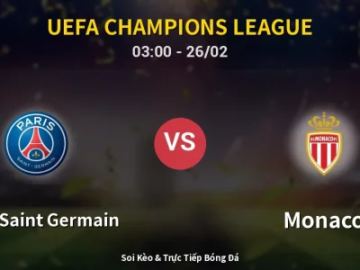 Kết Quả: Paris Saint Germain 2-2 Monaco – Highlight & Bàn Thắng | UEFA Champions League