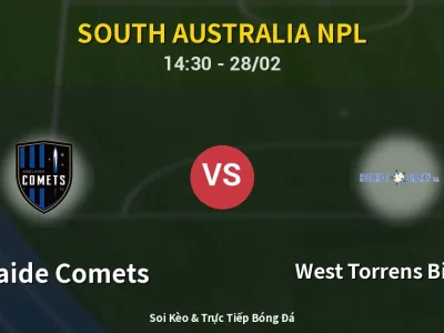 🔴 Trực Tiếp: Adelaide Comets 0-1 West Torrens Birkalla – Link Xem South Australia NPL (Full HD)