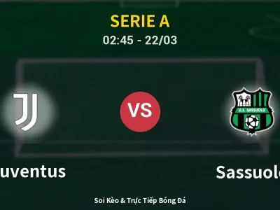Kết Quả: Juventus 1-1 Sassuolo – Highlight & Bàn Thắng | Serie A