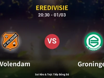 Kết Quả: FC Volendam 3-2 Groningen – Highlight & Bàn Thắng | Eredivisie