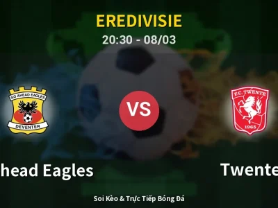 🔴 Trực Tiếp: GO Ahead Eagles 0-1 Twente – Link Xem Eredivisie (Full HD)