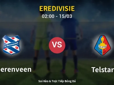 Kết Quả: Heerenveen 3-0 Telstar – Highlight & Bàn Thắng | Eredivisie