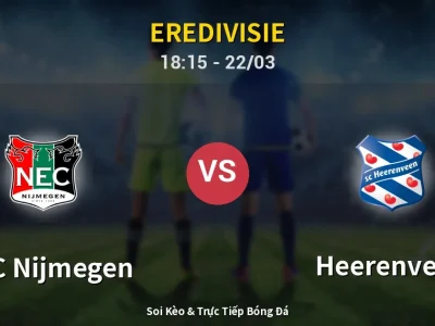 Kết Quả: NEC Nijmegen 2-2 Heerenveen – Highlight & Bàn Thắng | Eredivisie