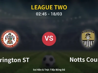Kết Quả: Accrington ST 0-4 Notts County – Highlight & Bàn Thắng | League Two