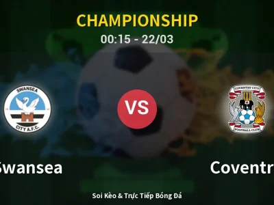 Kết Quả: Swansea 0-3 Coventry – Highlight & Bàn Thắng | Championship